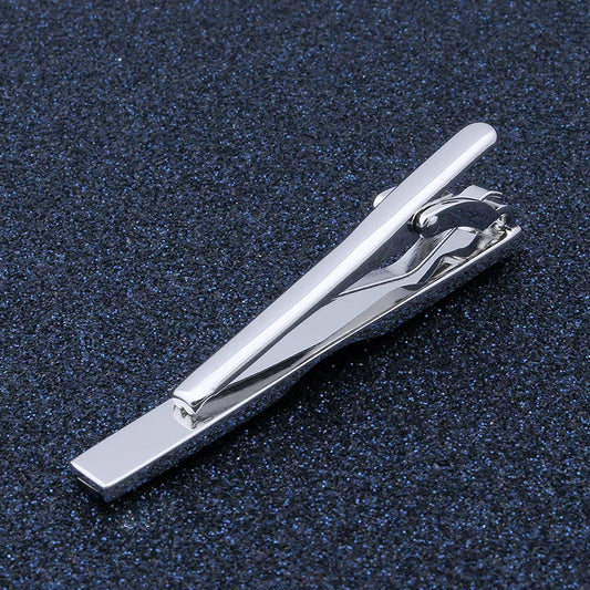Men's Metal Tie Clips Gentleman Accessories Arch Bent Metal Tie Bar