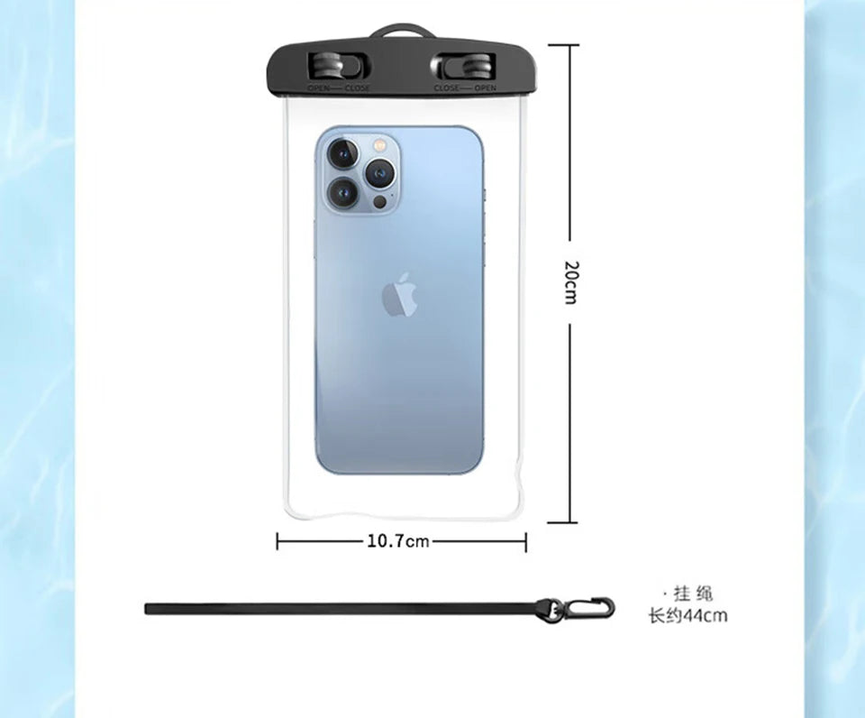Waterproof Phone Case Swimming Water Proof Bag Universal Underwater Phone Protector Pouch Cover For iPhone 11 12 13 14 15 16 Pro
