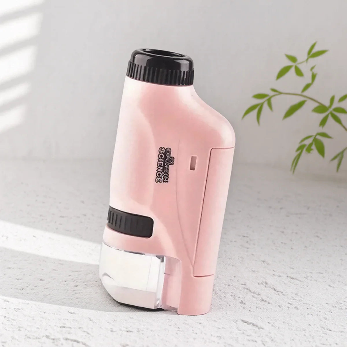 Portable Handheld 60X-100X Magnification Microscope Optical Lens Scientific Observation Tool