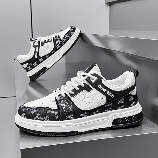Men's Shoes, Spring 2025 New Printed German Training Board Shoes, Versatile, Niche, High-end, Sports and Leisure Shoes