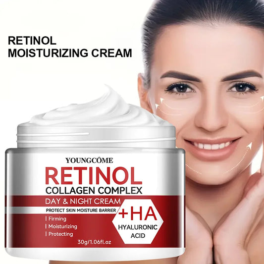 Retinol Collagen Facial Care Moisturizing Cream Deep Hydration Suitable for dry Aging Face Cream Moisturizing Skin Repair