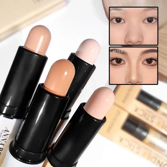 Double-ended Face Foundation Concealer Pen, highlighter, waterproof and sweatproof, high nose bridge, face slimming for Makeup