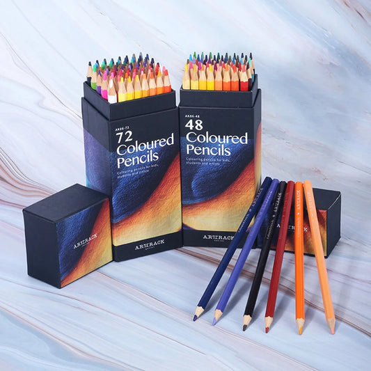 12/18/24/36/48/72 Colors Oily Colored Pencils Set Wood Professional Artist Painting Drawing Sketch Art Design Student Supplies