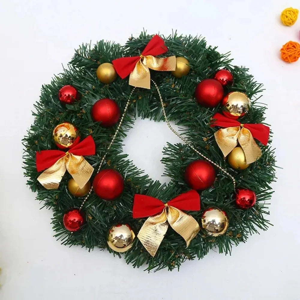 sp Hot Sale Merry Christmas Decoration Wreath Manufacturer Artificial Greenery Christmas Garland Decoration