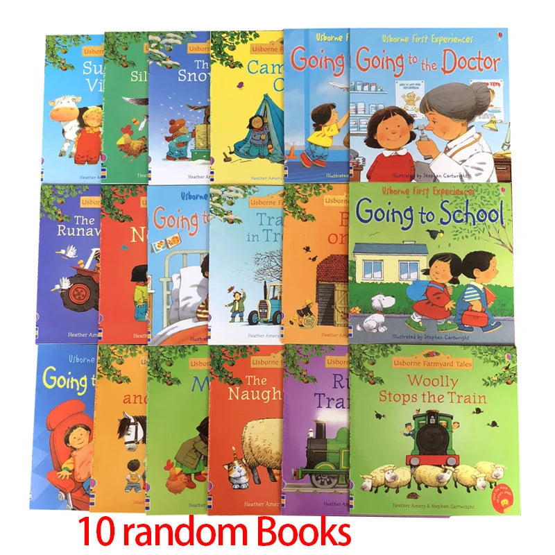 20 Books Storybooks English Kids Usborne Picture Livros Children Baby Famous Farmyard Tales Eary Education Libros Comics Art