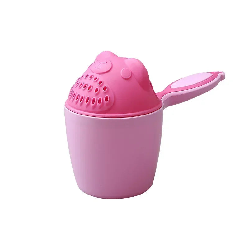 Baby Shower Spoons Child Washing Hair Cup Kids Bath Tool Cartoon Baby Bath Caps Children Bathing Bailer Toddle Shampoo Cup