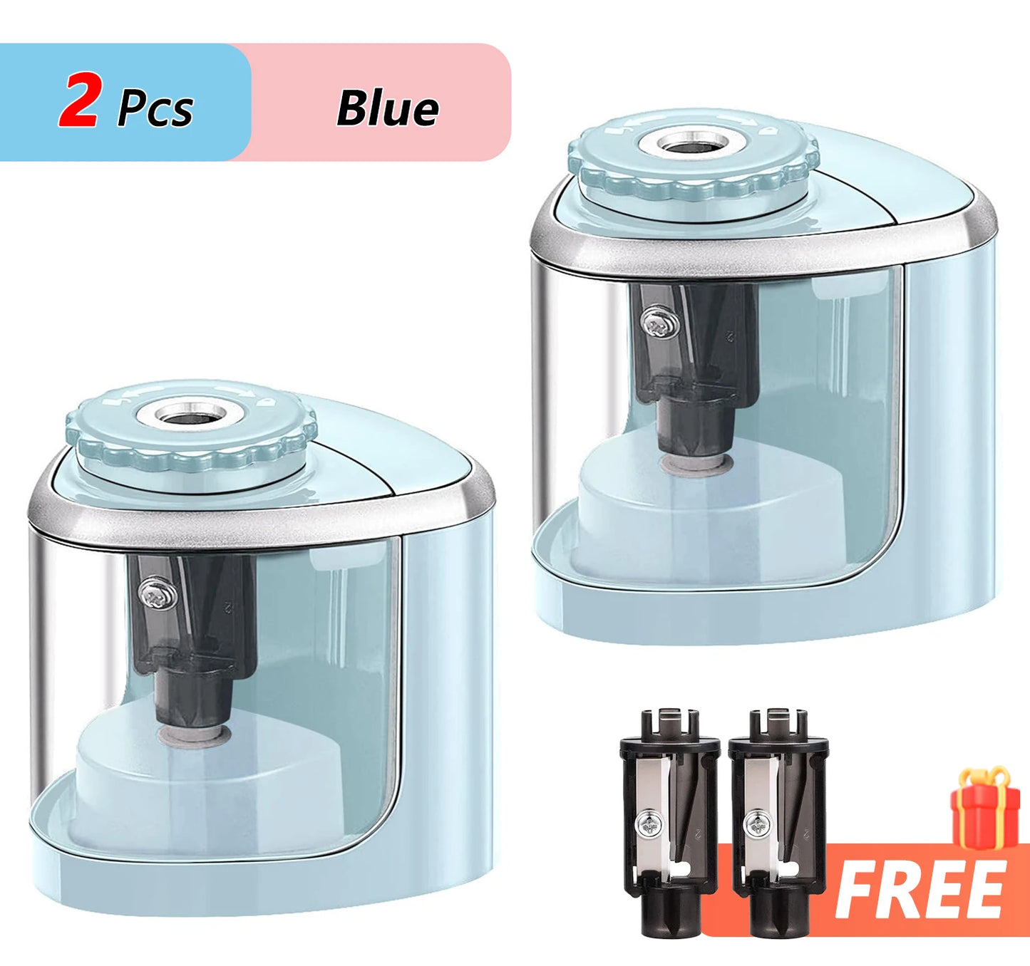 Electric Sharpener Desktop Automatic Pencil Sharpener Suitable To Pencils (6-8mm) for Students School Office Stationery Desktop