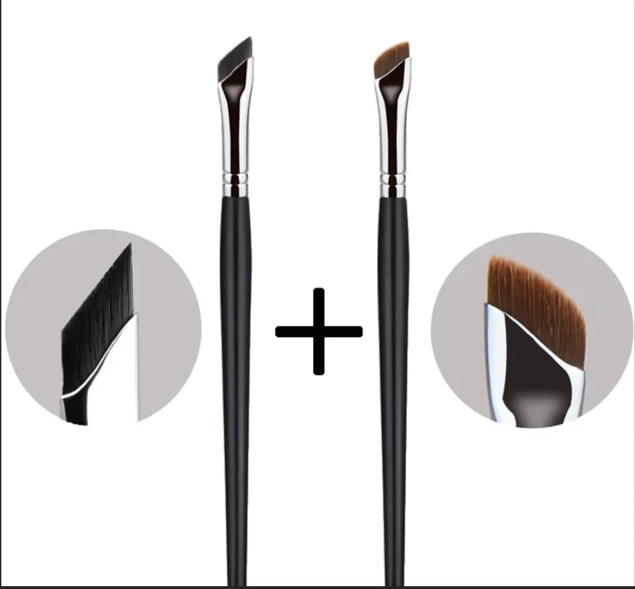 Karsyngirl 2/5Pc Upgrade Blade Eyeliner Brush Ultra Thin Fine Angle Flat Eyebrow Brush Under The Eyes Place Precise Detail Brush