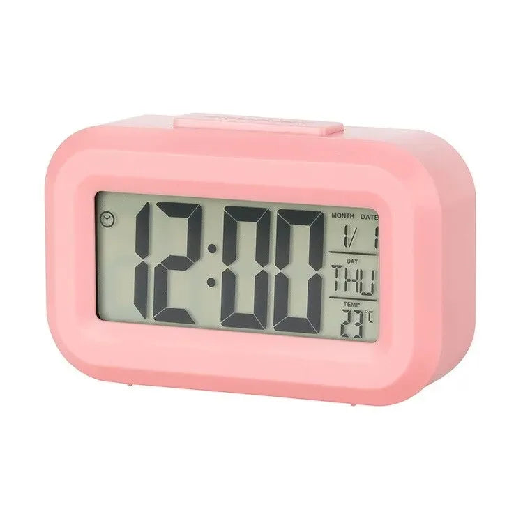 Small/Larger LED Digital Alarm Clock Backlight Snooze Mute Calendar Desktop Electronic Backlight Table Desktop Clocks