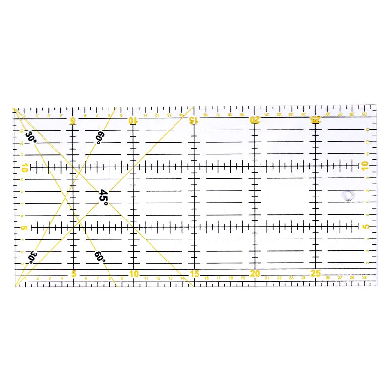 1Pcs Acrylic Multisize Patchwork Ruler Transparent Drawing Ruler Office School Sewing Measuring Supplies Tailor Tools