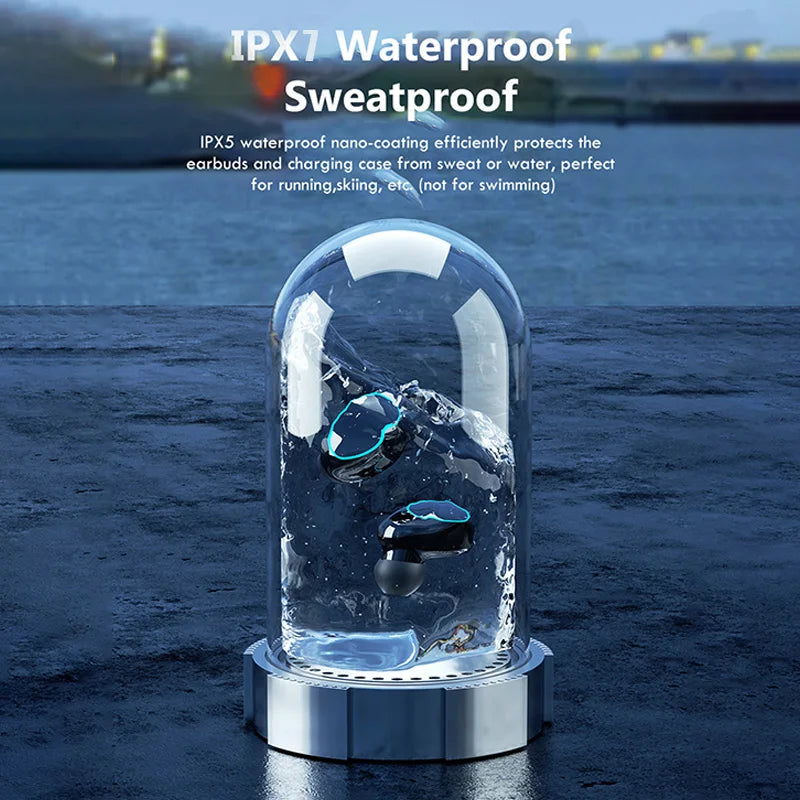 M10 TWS Bluetooth Headphones 2500mAh Charging Box Wireless Earphones With Microphone 9D Stereo Sports Waterproof Earbuds Headset