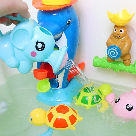 Baby Bath Toy, Bathing Cute Elephant Shower Swimming Water Spraying Clouds Shower Bath Toy For Kids Water Playing Toy