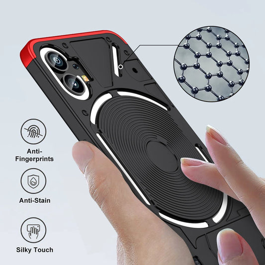Shockproof Case for Nothing Phone 1 One Phone1 (1) 6.55 inch Cover Full Protect Camera Lens Anti-Fingerprint Back Shell Fundas