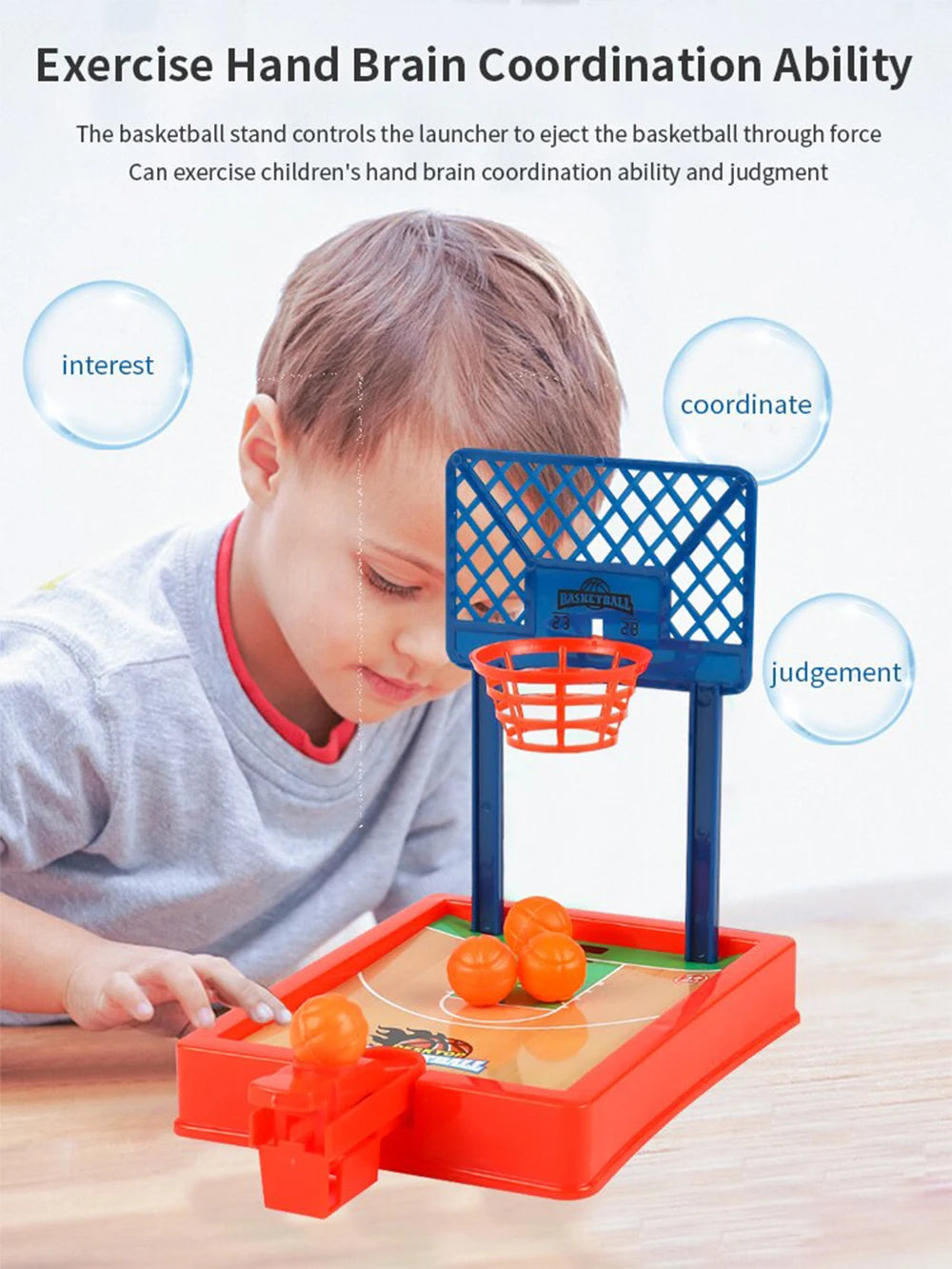 Basketball Game.Mini Desktop Tabletop Portable Travel Or Office Game Set for Indoor Or Outdoor. Fun Sports Novelty Toy Or Gift