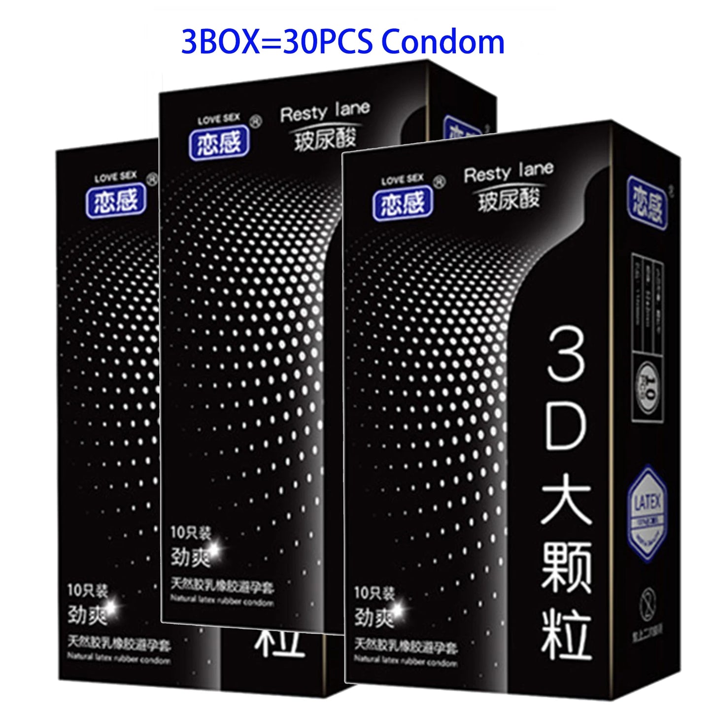 30pcs Ultra Thin Condoms For Men Delay Ejaculation Intimate Condone Hyaluronic Acid 0.01 Slim condom Natural Latex Penis Sleeve