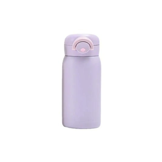 304 Stainless Steel Mini Thermos Cup Cute 220/320ml Small Capacity Vacuum Flask Pop-up Lock Mug Girls