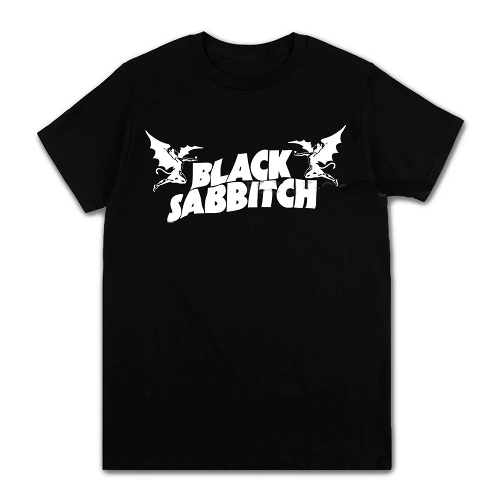Black Metal Rock Band Graphic T-Shirt - Chains of Night