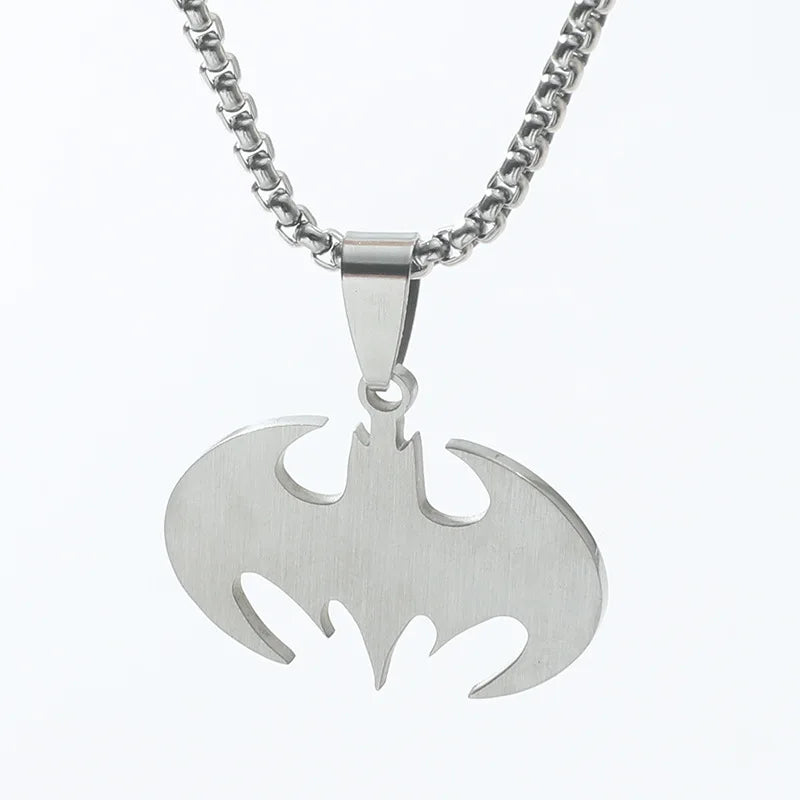 DC Comics Batman Fashion Accessories Necklace for Men and Women Stainless Necklace Vintage Solid Metal Colla Birthday Gifts New