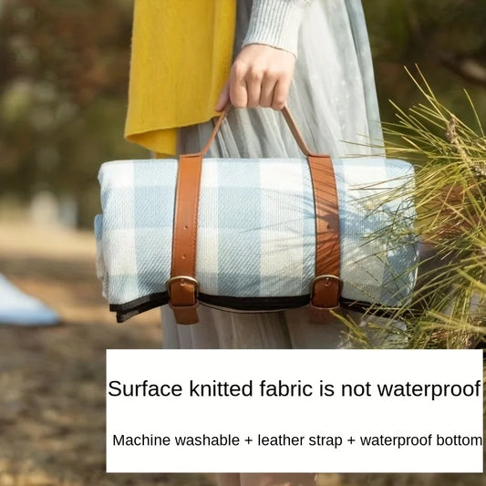Camping Mat - Extra Thick, Machine Washable, Moisture-Resistant Picnic Blanket, Perfect for Sand, Beach, and Outdoor Adventures