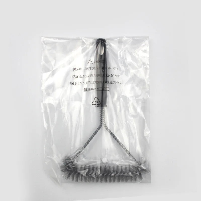 Barbecue Grill BBQ Brush Clean Tool Grill Accessories Stainless Steel Bristles Non-stick Cleaning Brushes Barbecue Accessories