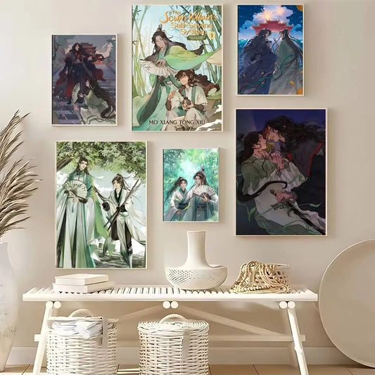 Comics S-scum Villains Self Saving SystemS Poster Wall Art For Bedroom Living Room Hallway Bar Home Decoration Gift