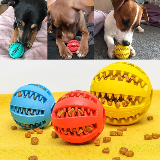 Cross-border pet dog leakage toy balls, teething puzzles, anti-boring and biting training toys