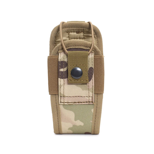 Hoyoo outdoor tactical walkie talkie case MOLLE accessory package multifunctional walkie talkie external protective cover camouf