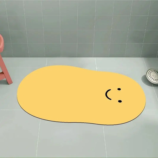 Bathroom door absorbent floor mat foot mat household toilet toilet soft diatom mud toilet quick drying non-slip mat