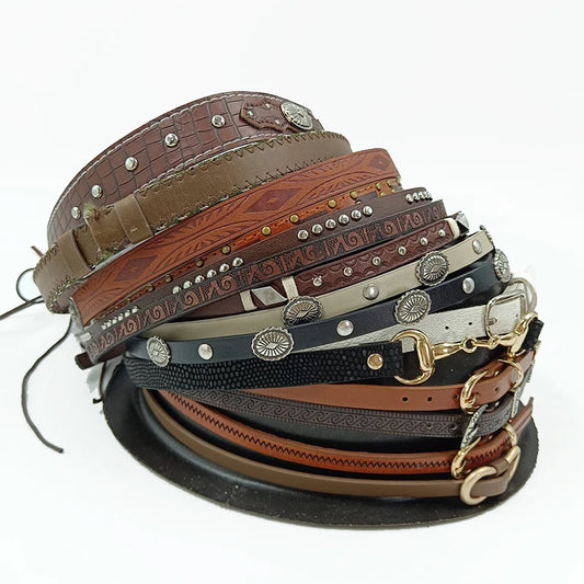 Brand new hat accessories for men and women belt buckle fashion beaded straw fedora decoration outdoorcinturones de mujer