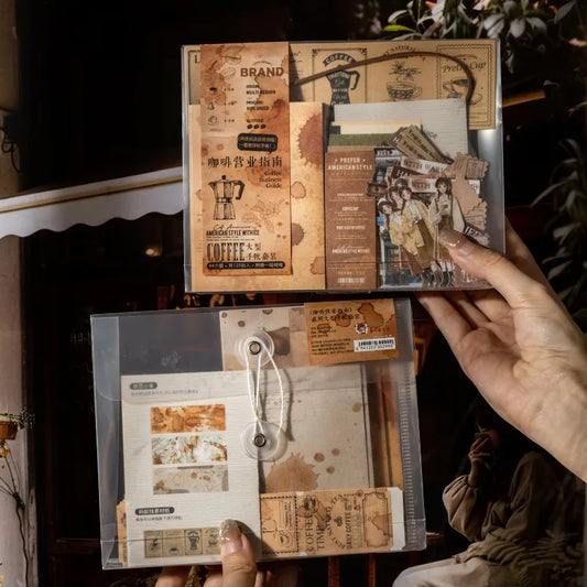 125piece Coffee Business Guide Writing Notebooks Coffee Handbook Decoration Notebooks Handbook School Large Portion