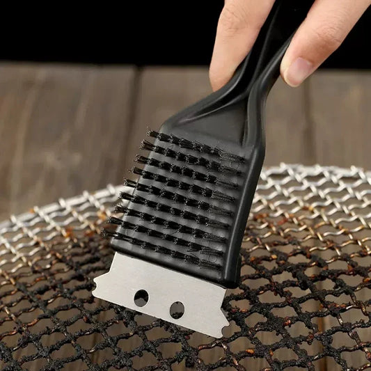 Barbecue Brush Multifunctional Barbecue Cleaning Brush BBQ Stainless Steel Barbecue Wire Oven and Grill Cleaning Brush