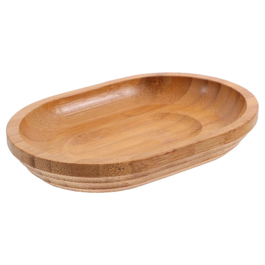 Bathroom Holder Bamboo Elegant Drainage System Versatile Fit Shower Dish Bar of Non Rustic Tray Portable Soap Box