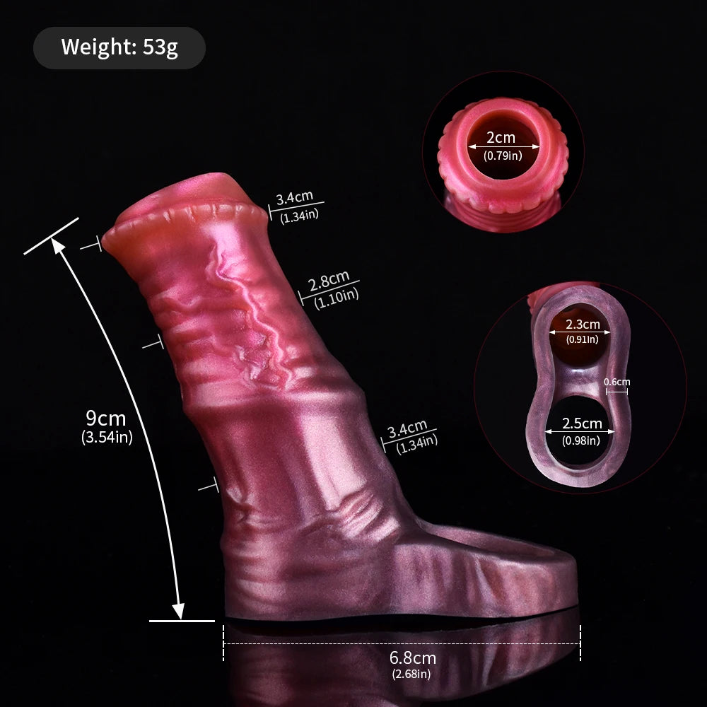 SXXY Silicone Penis Sleeve For Cock Enlargement Lengthen Men Reusable Condom Penis Ring Delayed Ejaculation