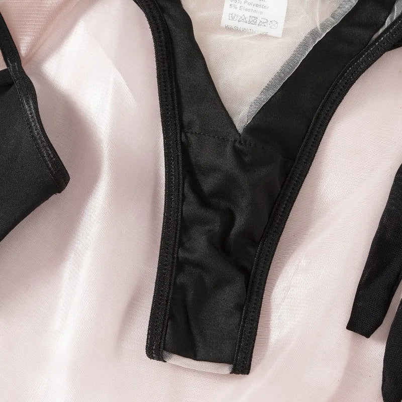 Lingeries for Woman Set Sexy Wear Set Women Bra Lingerie Ladies Transparent Underwear for Lady on Offer Sexy-lingerie-set Thong