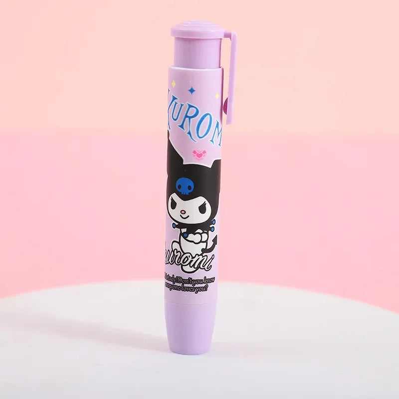 Creative Press Eraser Anime Kuromi Melody Cinnamoroll Cartoon Kawaii Stationery Gift Office School Supplies