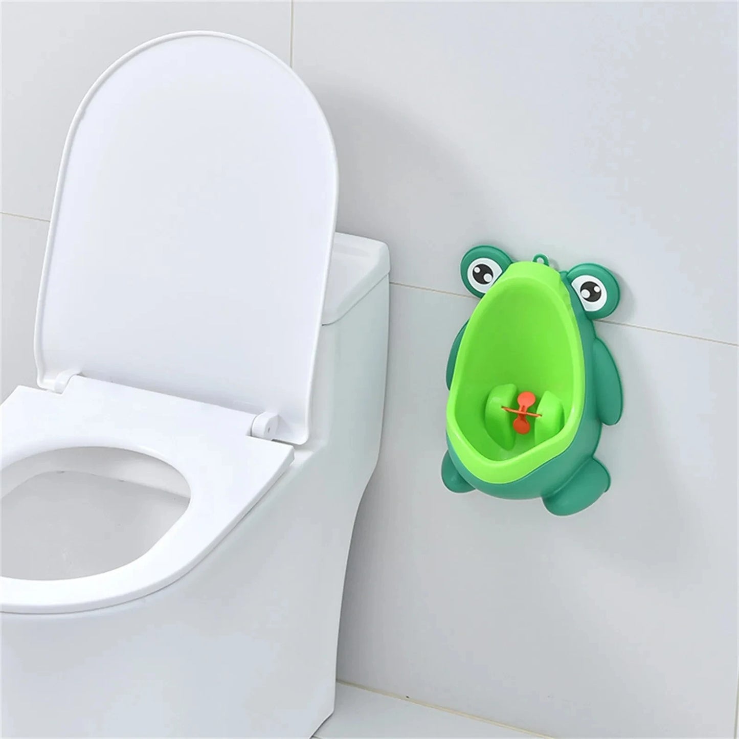 Little Frog Baby Urinal Boys wall-mounted urinal Frog shape Boys standing urinal Toilet training urinal