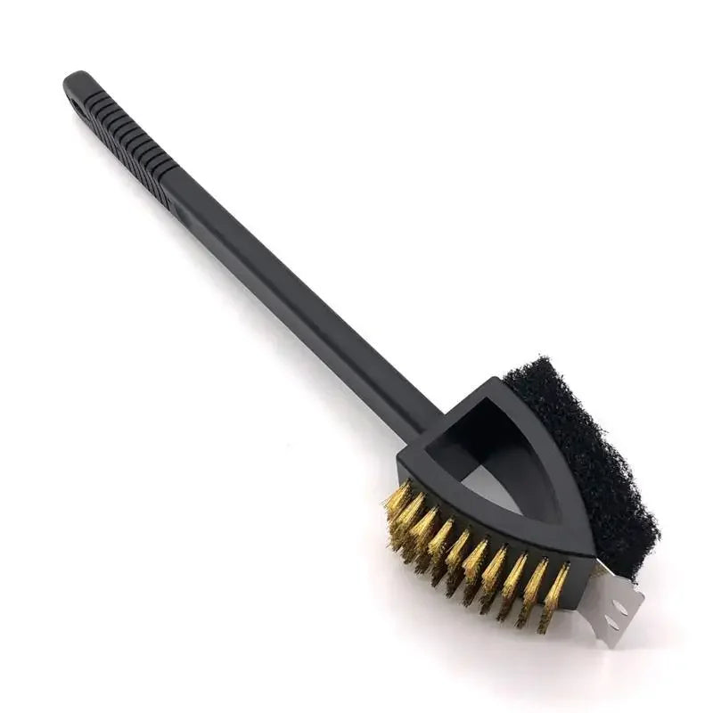 Barbecue Brush Multifunctional Barbecue Cleaning Brush BBQ Stainless Steel Barbecue Wire Oven and Grill Cleaning Brush