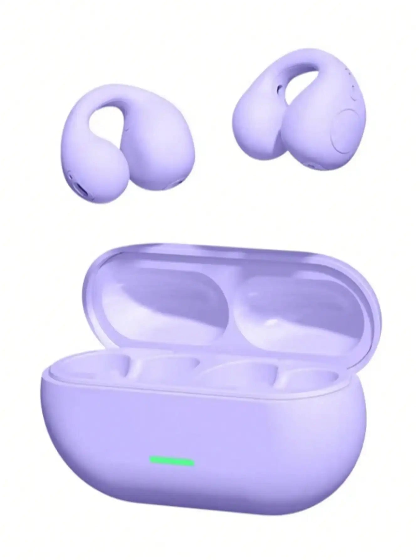 New Fone Bluetooth Headset 5.3 Wireless Air Conduction Headphones Clip Ear Music Noise Canceling HD Call Sports Gaming Earphone