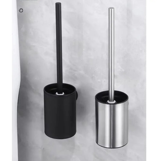 Bathroom Toilet Brush Holder Cleaning Bathroom Hardwares Stainless Toilet Brush Wall Mounted Bathroom Accessories Cleaning Tools