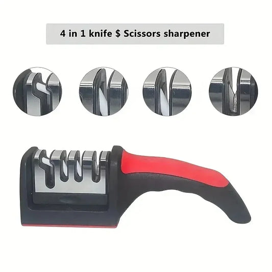 Kitchen Sharpener, Home Kitchen Knife, Quick Sharpening, Sharpening Stone, Multi functional Portable Tool