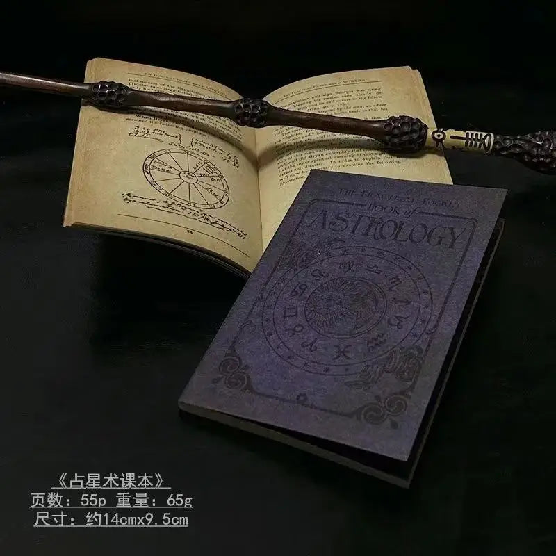 Retro scrapbook book, magic herb manual, astrology book, diary, spell recording story, magic book, children's gift