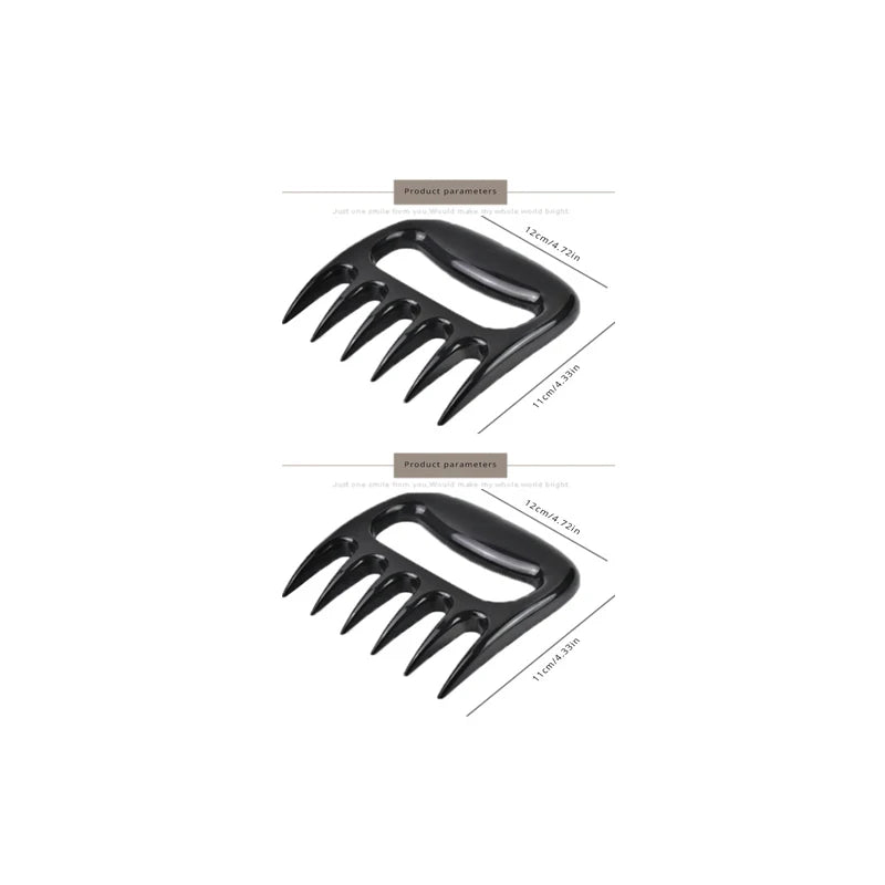 BBQ Accessories Meat Shredder Strong Pulled Pork Puller BBQ Fork Bear Claw Fruit Vegetable Slicer Cutters Cooking Tools