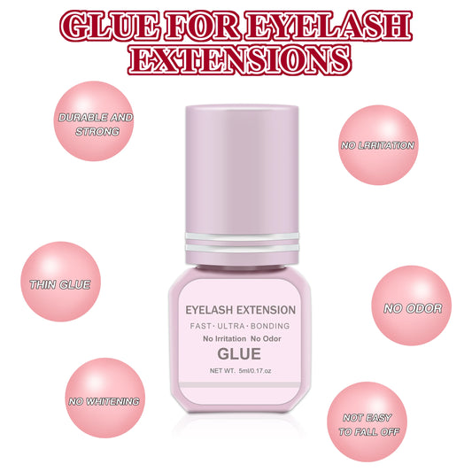 Eyelash Extension Glue 5ml Fast Dry Individual Lashes Glue False eyelash glue Lash Extension makeup tool DIY Cluster Lash Glue
