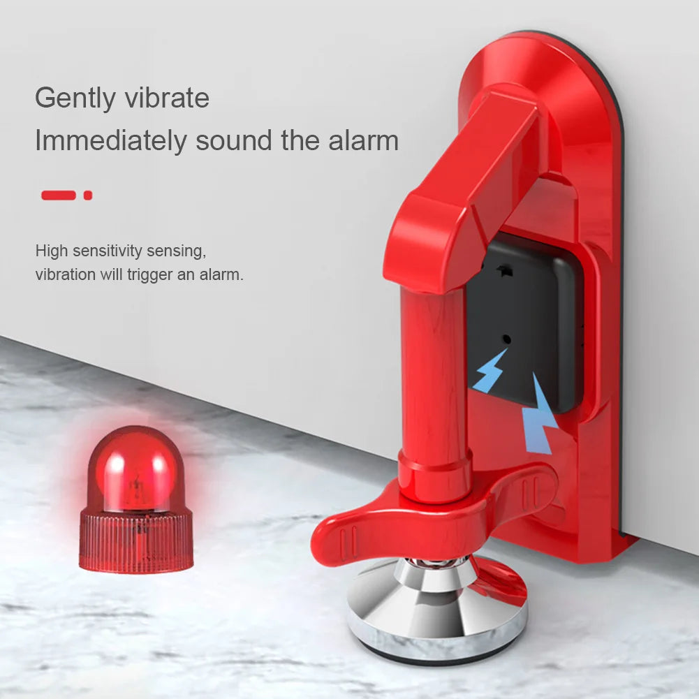 Portable Alarm Door Stopper & Suction Lock – Anti-Theft Security Device (Alarm)