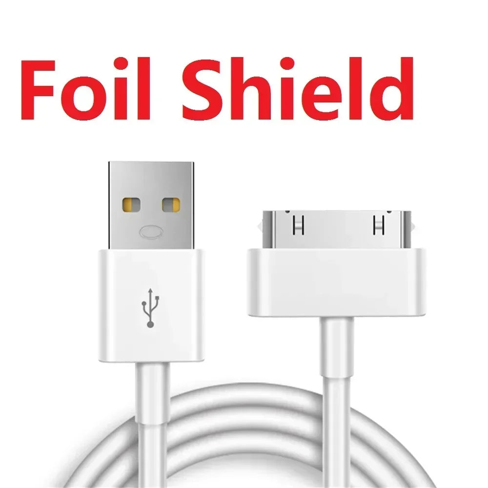 30 Pin Cord Adapter Accessories For IPhone 4 4s 3G 3GS IPad 1 2 3 IPod Touch Charging Data Cable Usb Charger Phone Accessories