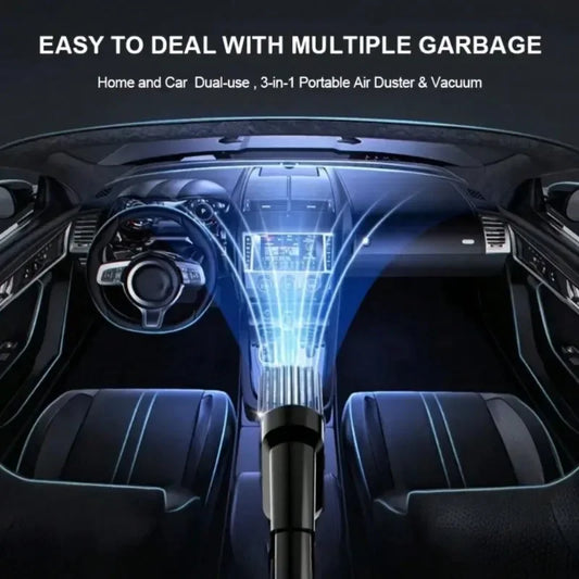 Combination Vacuum Cleaner USB Charging Car Household Vacuum Cleaner Small Car with Fully Automatic High Power Powerful Cleaning
