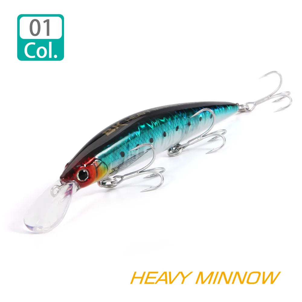 FSTK New Heavy Sinking Minnow 110S 37g 90S 28g 70S 16g Saltwater Long Casting Distance Fishing lures Sea Artificial Bait