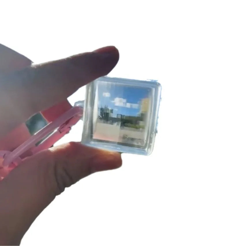 Pixel Photography Tool β Transparent Acrylic Mosaics for Keychains & Travel Memories β Mosaic Lens for Custom Gifts