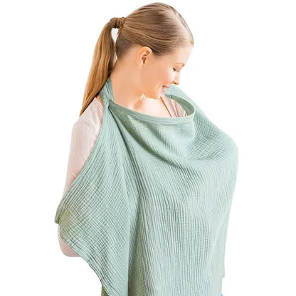 Breathable Nursing Cover – Adjustable Breastfeeding Apron for Outdoor Privacy