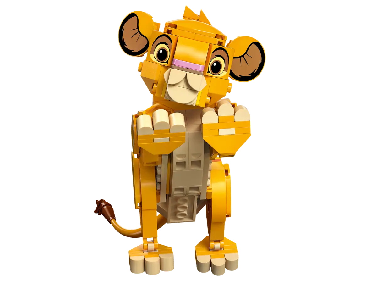 LEGO Disney Animation 43243 – The Little Lion King Simba Building Block Set for Boys and Girls